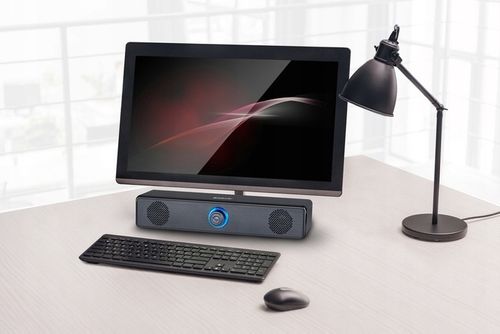 SOUNDBAR Głośniki Komputerowe do Laptopa USB LED Pokrętło Głośności na Arena.pl