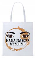 Dla Mamy Mamusi Prezent Torba Eco Biała Shopper Z Nadrukiem Ze Zdjęciem