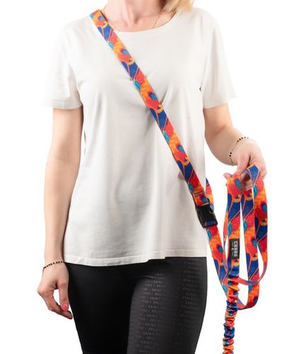 Smycz do biegania z amortyzatorem - Chaba Story III M 25mm/280cm Aussie na Arena.pl