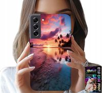 ETUI DO SAMSUNG GALAXY S21 FE - PLAŻA WAKACJE WYSPA PIĘKNE WIDOKI +SZKŁO