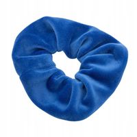 Gumka do włosów scrunchies welur niebieski MF23450-156