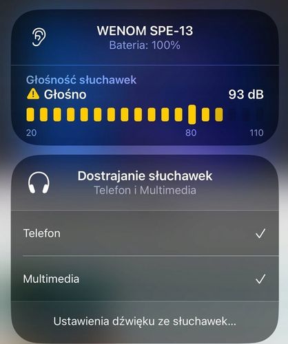 Słuchawki bezprzewodowe Bluetooth Dwa Mikrofony wodoodporne wodoodporne SPE na Arena.pl