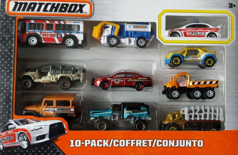 Matchbox Samochodziki Resoraki W Skali 164 Dziesięciopak Arenapl