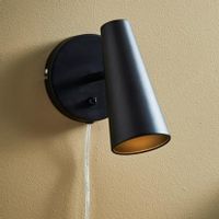 Ścienny spot sypialniany Crest 108200 kinkiet do czytania czarny