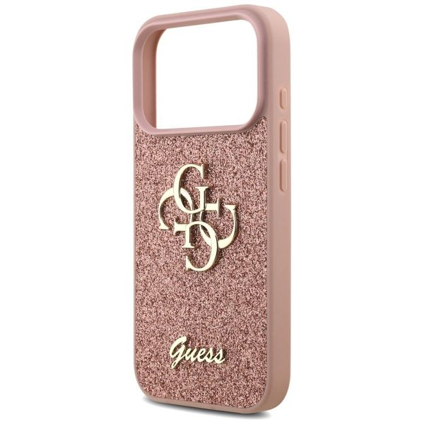 Etui Guess Fixed Glitter Big 4G do iPhone 17 Pro różowy zdjęcie 6
