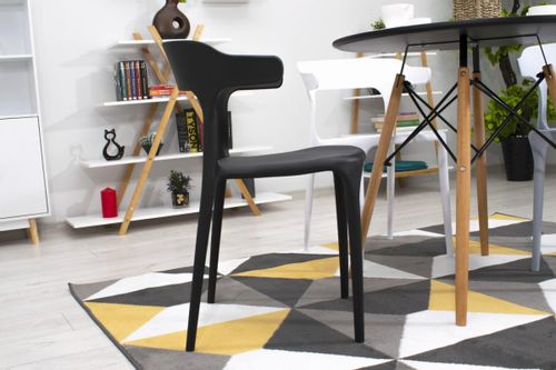 Krzesło ULME - czarne x 3 na Arena.pl