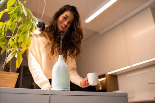 Aromatly Dyfuzor Zapachowy Ceramiczny Aromaterapia Lampka Nocna | na Arena.pl