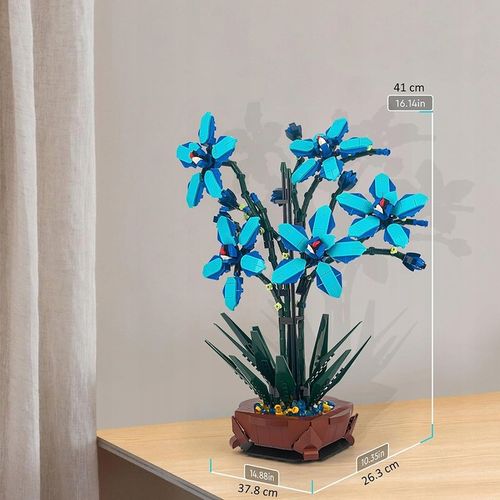 KLOCKI KWIATY BUKIET KONSTRUKCYJNE KREATYWNE PREZENT DLA NIEJ 1097ELEMENTÓW na Arena.pl