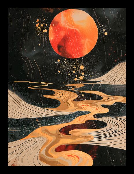 Plakat 15x20cm Planetarny Taniec zdjęcie 2