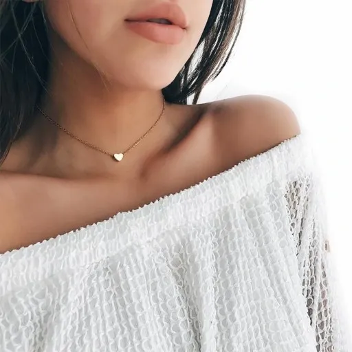 Naszyjnik STAL SZLACHETNA POZŁACANA delikatny zdjęcie 1