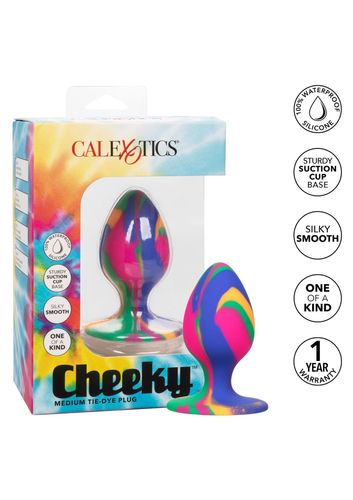 korek analny silikonowy calexotics tie dye medium 7.5 cm na Arena.pl