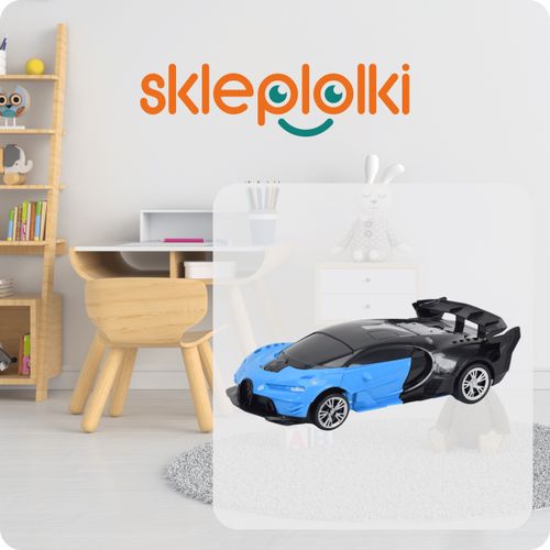 AUTO ROBOT ZDALNY SAMOCHÓD TRANSFORMACJA NA PILOT 2W1 +AKUMULATOR na Arena.pl