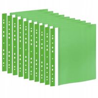 SKOROSZYT SZTYWNY WPINANY A4 PCV LIMONKA 10SZT TRES