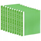 SKOROSZYT SZTYWNY WPINANY A4 PCV LIMONKA 10SZT TRES