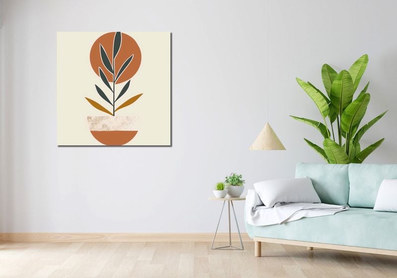 Obraz 90x90cm Ograniczna Symetria zdjęcie 2