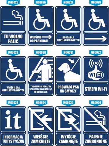 Tabliczka grawerowana informacyjna piktogram 20x15 zalaz palenia na Arena.pl