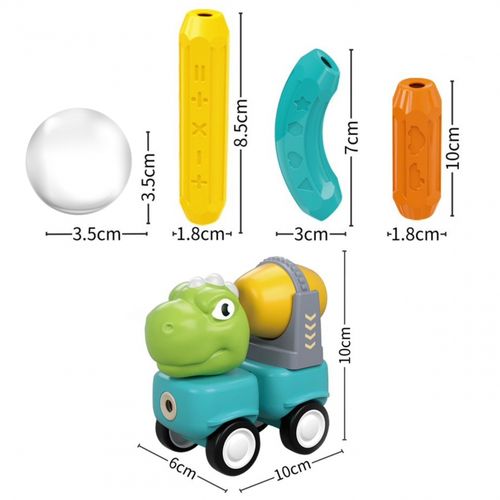 WOOPIE Klocki Magnetyczne Dinozaury Konstrukcyjne 84 el. na Arena.pl