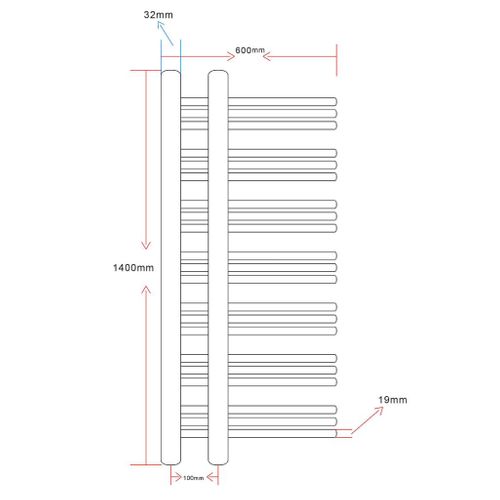 Kaloryfer Typu E 600 x 1400 mm GXP-680863 na Arena.pl