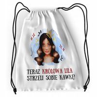 Plecak Dla Lilii Sportowy Szkolny Worek Torba Z Nadrukiem Ze Zdjęciem