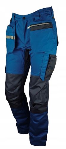 Spodnie ROBOCZE męskie BHP MOCNE ochronne ELASTYCZNE MONTERSKIE ODBLASKOWE na Arena.pl