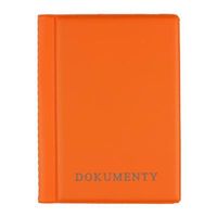okładka na dokumenty mini orange 0308 a'6