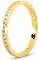 PIĘKNY ZŁOTY PIERŚCIONEK OBRĄCZKA CYRKONIE 333