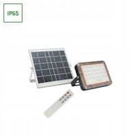 Zdalnie sterowany naświetlacz z panelem solarnym 50W IP65 czarny