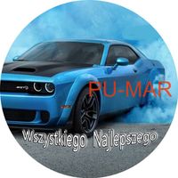 Opłatek na tort Dodge Challenger Viper Ram Charger Tekst Gratis Gruby 20 cm