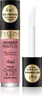 Eveline Wonder Match Róż i Pomadka w płynie 4w1 nr 03  4.5ml