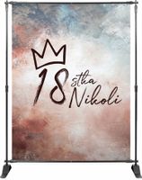 TŁO FOTOGRAFICZNE ścianka 18 25 30 urodziny imię