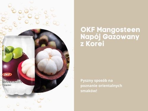 OKF Sparkling Mangosteen koreański napój gazowany mangostan 350ml na Arena.pl