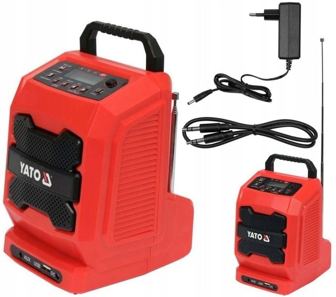 RADIO BUDOWLANE AKUMULATOROWO-SIECIOWE YT-82940 zdjęcie 3