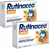 2x Rutinacea Junior Odporność Dzieci 20 tabletek do ssania