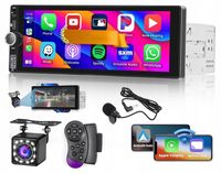 Radio Samochodowe 1 Din Usb Android Auto Carplay Mirror Link Kamera Cofania