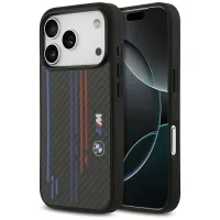 etui bmw m kevlar lines & logo magsafe na iphone 17 pro - czarne