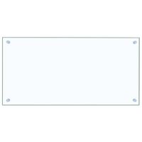 Panel ochronny do kuchni, przezroczysty, 80x40 cm, szkło