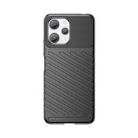 pancerne elastyczne etui pokrowiec do xiaomi redmi 12 thunder case czarne