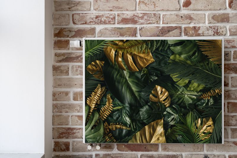 Osłona MAGNETYCZNA Grzejnika Liście Tropikalne Natura 120cm x 60cm zdjęcie 6