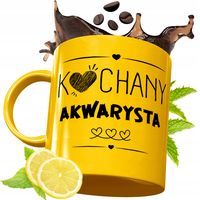 Złoty Kubek Premium Dla Akwarysty Prezent Z Nadrukiem Ze Zdjęciem