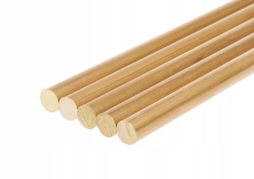 Pręt mosiężny wałek fi 10mm x 1mb | 100cm na Arena.pl