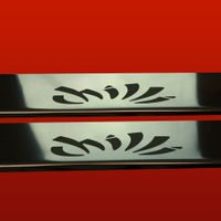 Listwa progowa TOYOTA YARIS MK2 CHILLI Stal nierdzewna 304 połysk 2szt