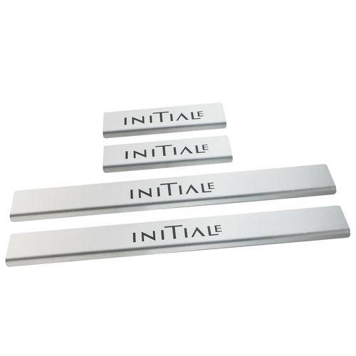 Listwa progowa RENAULT TALISMAN  INITIALE Stal nierdzewna 304 mat z czarnym na Arena.pl