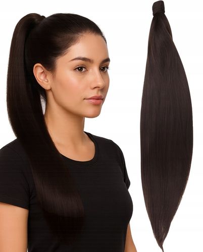 Włosy Syntetyczne Doczepiane Kucyk Kitka Dopinka Treska 60 cm jak Naturalne na Arena.pl