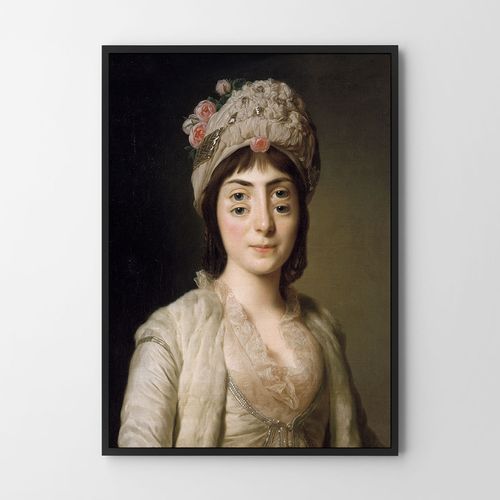 Plakat oczy hindi pop art 29,7x42 cm A3 na Arena.pl