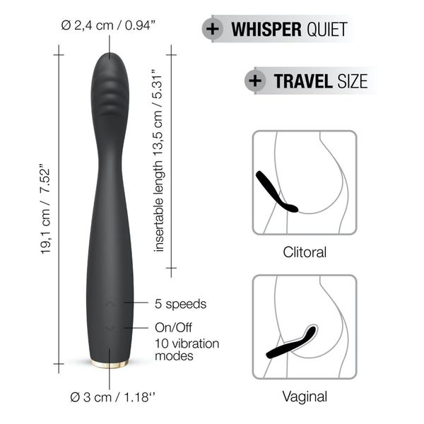 Wibrator Do Punktu G Dorcel G-Slim 19Cm 10 Trybów zdjęcie 10