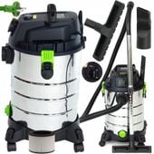 Odkurzacz przemysłowy WARSZTATOWY MOKRO sucho 30L HEPA 1600W nadmuch