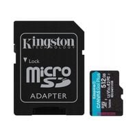 Kingston 512GB microSDXC Canvas Go! Plus Gen4 200MB/s A2 U3 V30