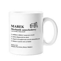 Kubek dla Mechanika Śmieszny Prezent z NADRUKIEM dla Niego