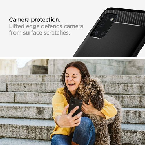 Spigen Rugged Armor Galaxy A31 Matte Black na Arena.pl