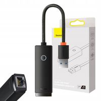 2 x BASEUS PRZENOŚNY ADAPTER KARTA SIECIOWA ETHERNET LAN USB DO RJ45 100MBP